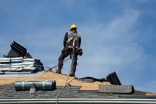 Professional Flat Roof Repair technician working in Mantua, UT